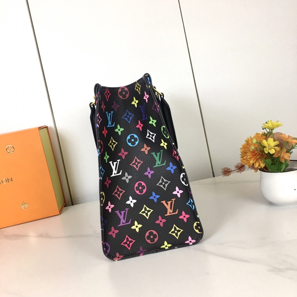 ルイヴィトンバッグ素材ディテール